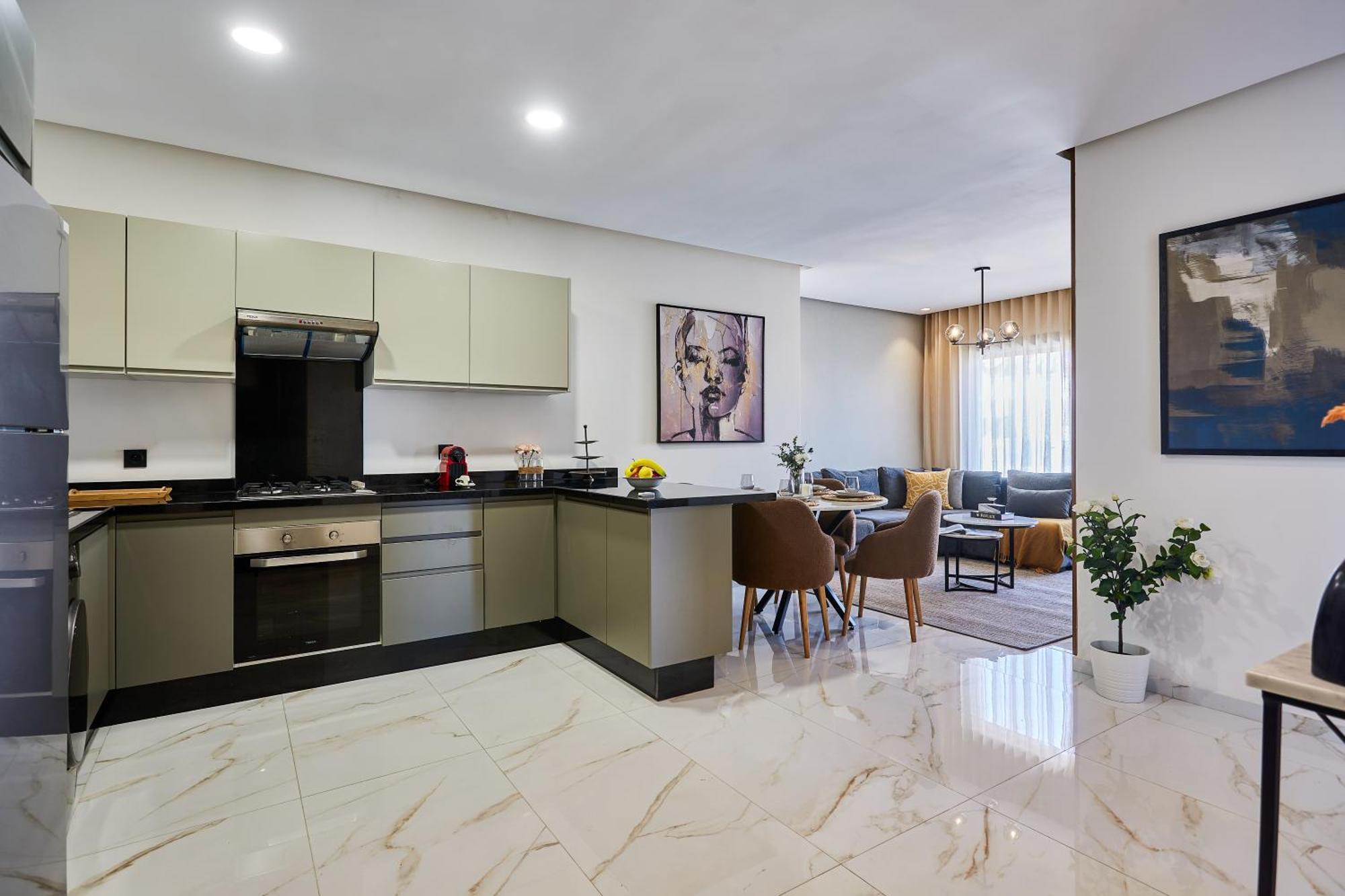 Sleek And Modern 2-Bed Unit In Downtown Casa Apartman Casablanca Kültér fotó